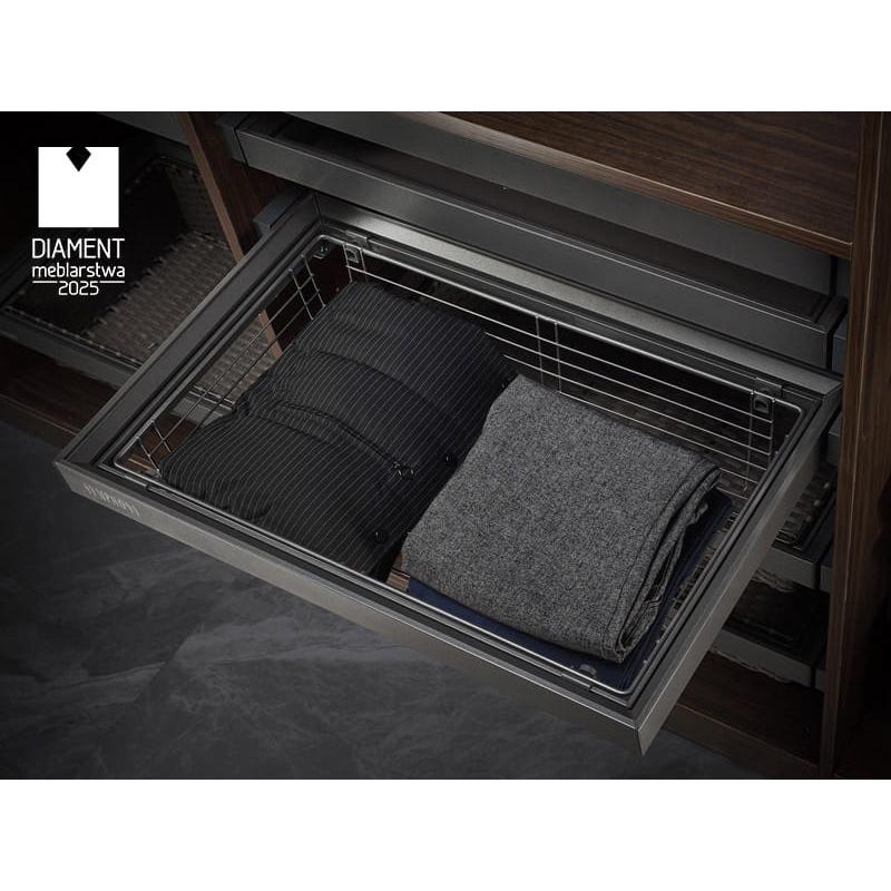 Kosz druciany SYMPHONY 60 - P35 - Antracyt (WB-660-600)