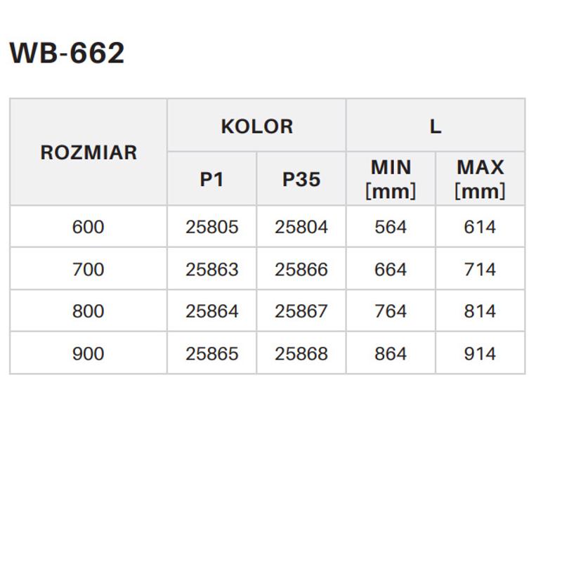 Wieszak na spodnie SYMPHONY 90 - P35 - Antracyt (WB-662-900)
