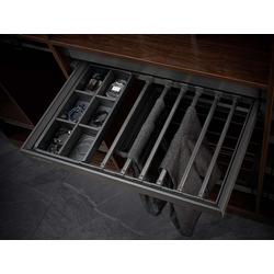 Wieszak na spodnie + organizer na biżuterię SYMPHONY 80 - P35 - Antracyt (WB-664-800)