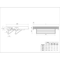 Kosz na buty SYMPHONY 60 - P35 - Antracyt (WB-666-600)