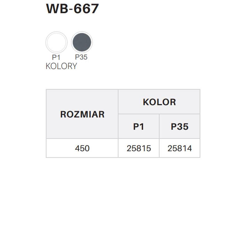 Wieszak boczny na spodnie SYMPHONY P35 - Antracyt (WB-667)