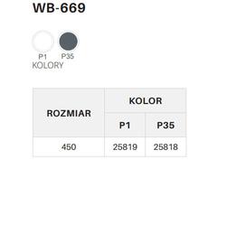 Wieszak wysuwny na ubrania SYMPHONY P1 - Biały (WB-669)