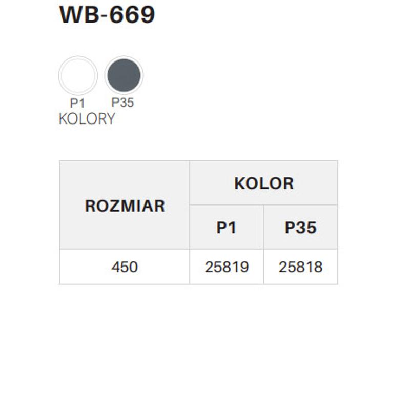 Wieszak wysuwny na ubrania SYMPHONY P1 - Biały (WB-669)