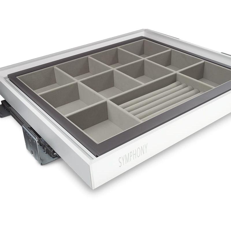 Organizer na biżuterię SYMPHONY 60 - P1 - Biały (WB-665-600)