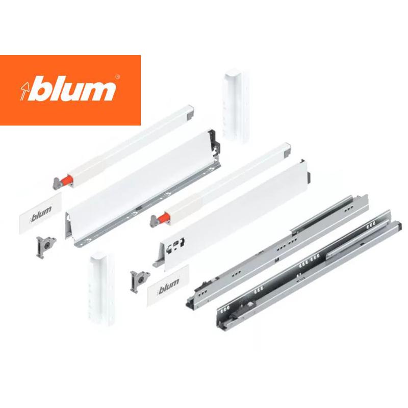 Szuflada Tandembox Antaro Blum D (wysoka), L-270mm, Jedwabiście biały