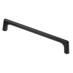 Uchwyt meblowy GTV OCTAVIO, C-160 mm, L-171 mm, ZnAl, czarny mat