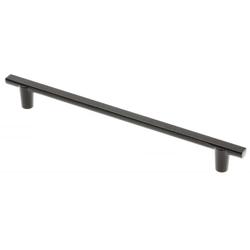 Uchwyt meblowy GTV RAY, C-192 mm, L-232 mm, ZnAl, czarny mat
