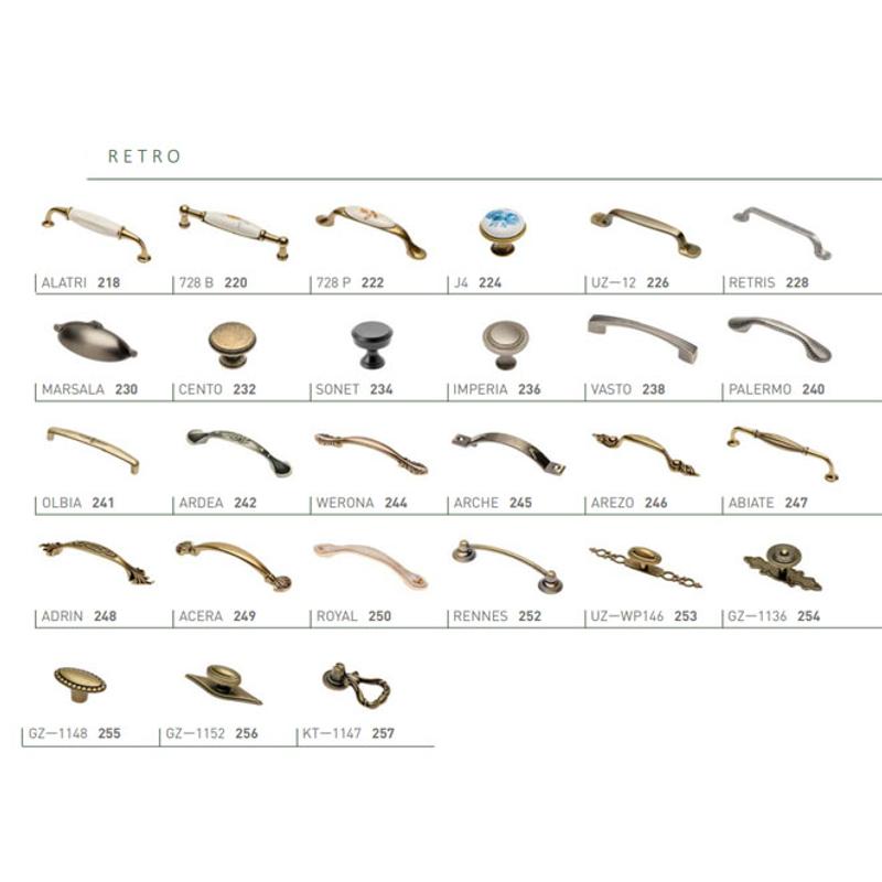 GTV gałka meblowa CENTO czarny mat