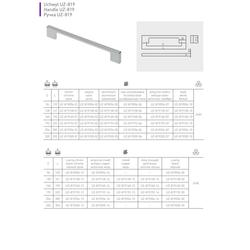 Uchwyt znal 819 l-256mm czarny