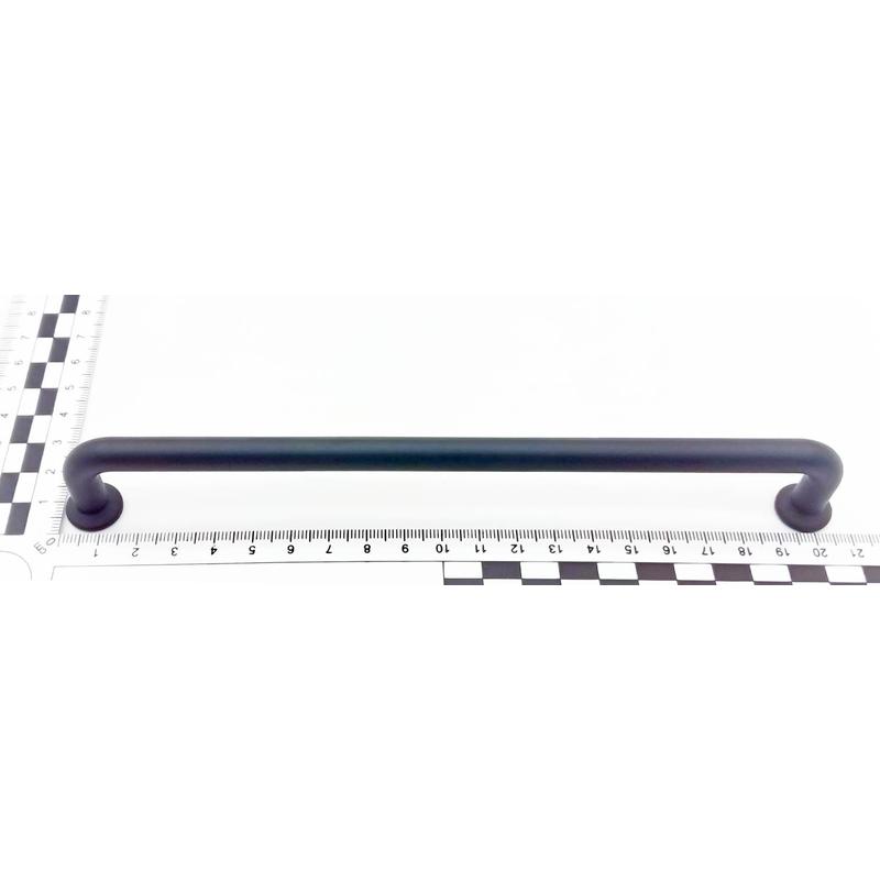 Uchwyt meblowy GTV NORD, C-192 mm, L-212 mm, ZnAl, czarny mat