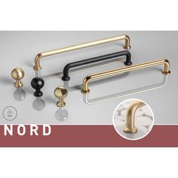 GTV uchwyt meblowy NORD złoto szczotkowane 320/334mm