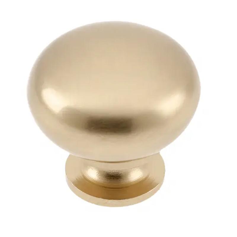 Gałka meblowa GTV BERGAMO, stal, szampan