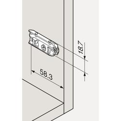 PROWADNIK STALOWY PROSTY 0 mm 175H3100