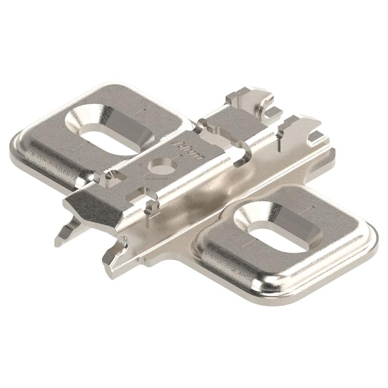 CLIP prowadnik, 0 mm, stalowy, wkręty-spax,regulacja wysokości 173L6100 MPL V500 NI