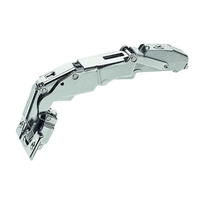 CLIP TOP zawias z zerowym uskokiem,ze sprężyną, kąt otwarcia 155°,puszka na wkręty 71T7550N MB V25 NI