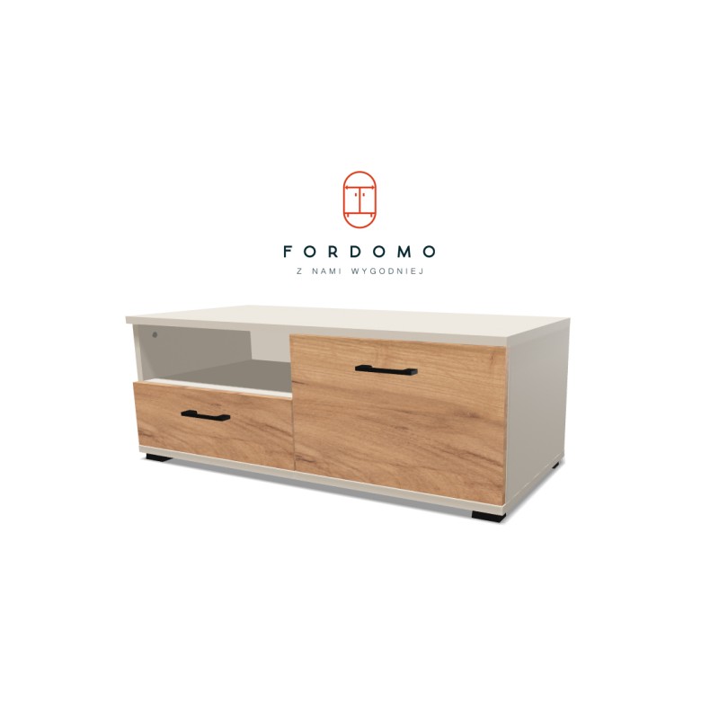 Szafka RTV stojąca na nóżkach z szufladą (P)