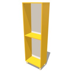 Regał na nóżkach otwarty