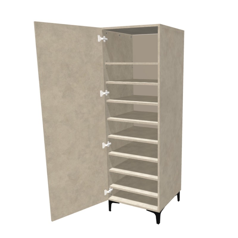 Szafa na nóżkach jednodrzwiowa z półkami