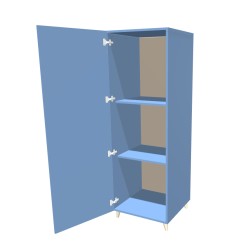 Szafa na nóżkach jednodrzwiowa z półkami