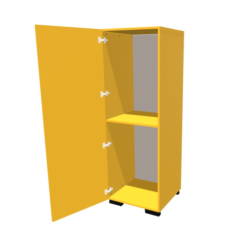 Szafa na nóżkach jednodrzwiowa z półkami