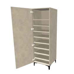 Szafa na nóżkach jednodrzwiowa z półkami