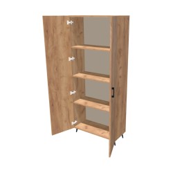 Szafa na nóżkach dwudrzwiowa z półkami