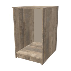 Kontenerek na cokole otwarty