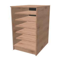 Kontenerek na cokole otwarty