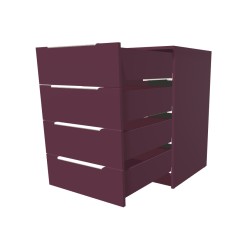 Kontenerek na cokole z szufladami