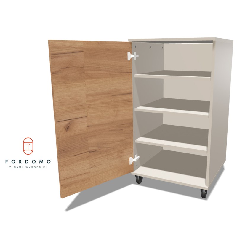 Kontenerek na kółkach jednodrzwiowy