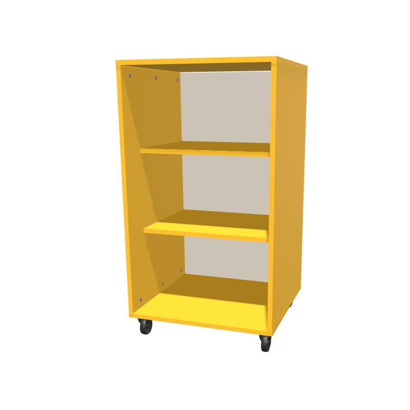 Kontenerek na kółkach otwarty