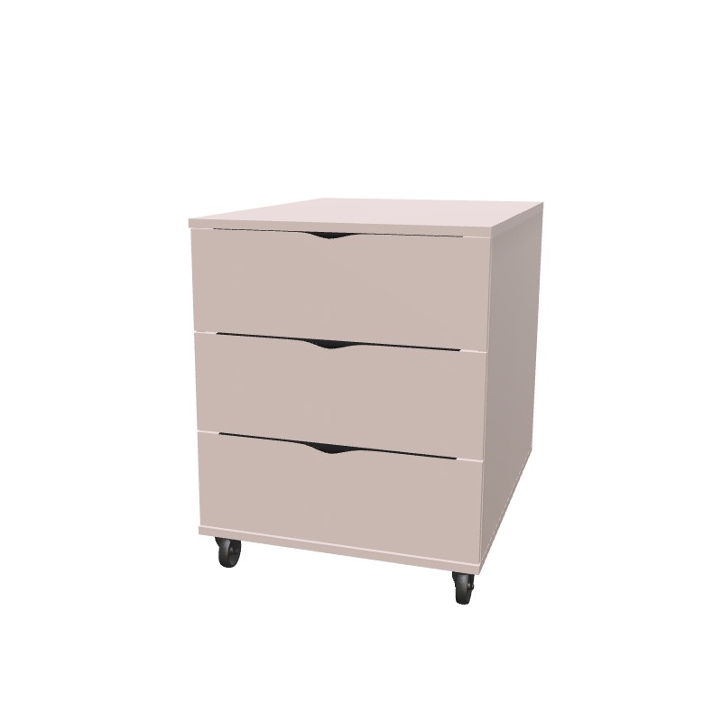 Kontenerek na kółkach z szufladami