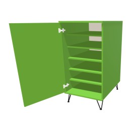 Kontenerek na nóżkach jednodrzwiowy