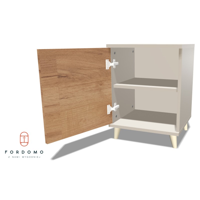 Kontenerek na nóżkach jednodrzwiowy