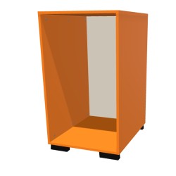 Kontenerek na nóżkach otwarty