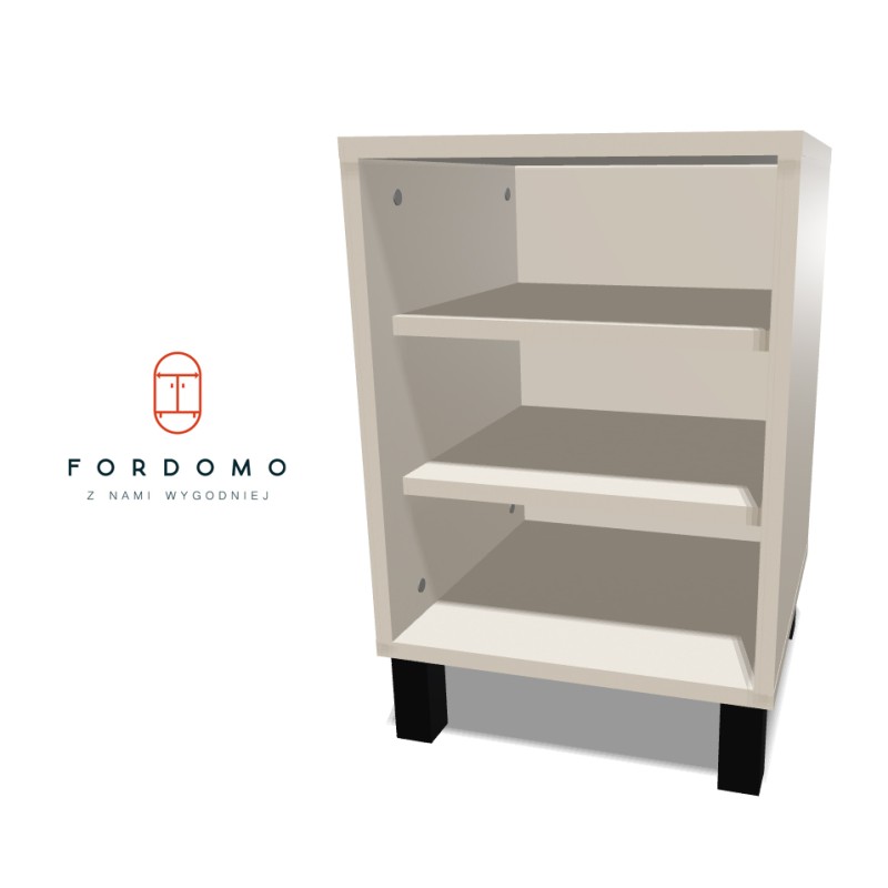 Kontenerek na nóżkach otwarty