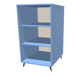 Kontenerek na nóżkach otwarty