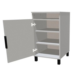 Kontenerek na nóżkach jednodrzwiowy + część otwarta