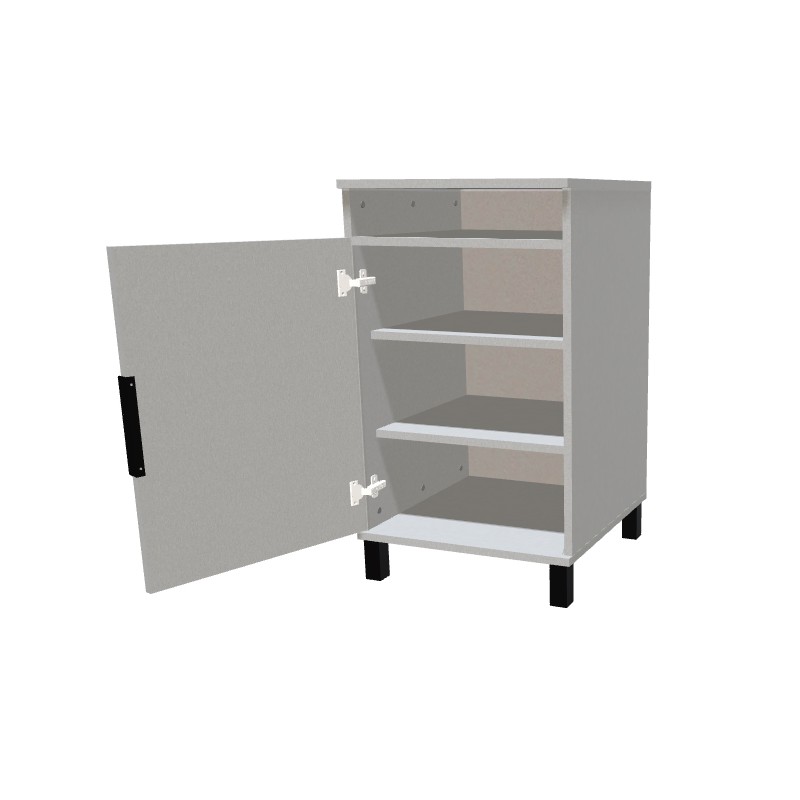 Kontenerek na nóżkach jednodrzwiowy + część otwarta