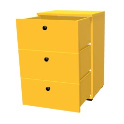 Kontenerek na nóżkach z szufladami