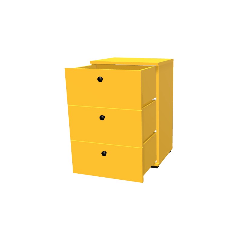 Kontenerek na nóżkach z szufladami