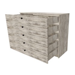 Komoda na cokole z szufladami