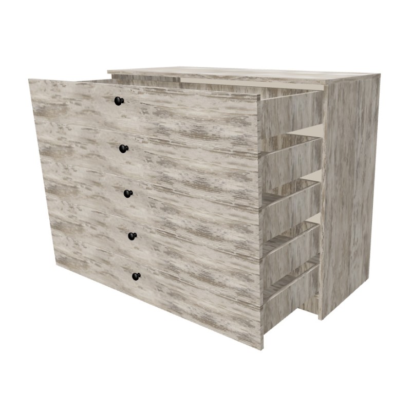 Komoda na cokole z szufladami