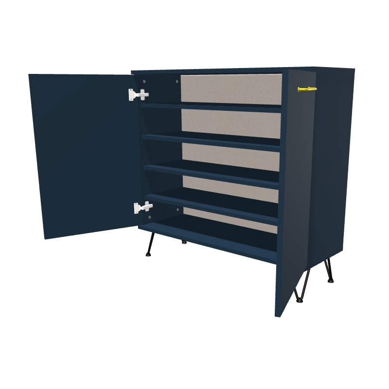 Komoda na nóżkach dwudrzwiowa