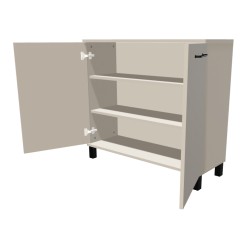 Komoda na nóżkach dwudrzwiowa