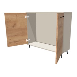 Komoda na nóżkach dwudrzwiowa