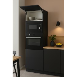 Słupek do zabudowy piekarnika i mikrofalówki z frontem uchylnym