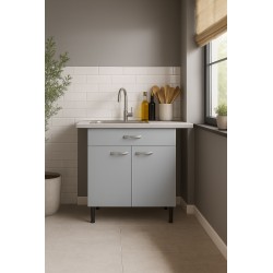 Szafka dolna dwudrzwiowa z szufladą