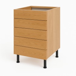 Szafka dolna z 5 szufladami