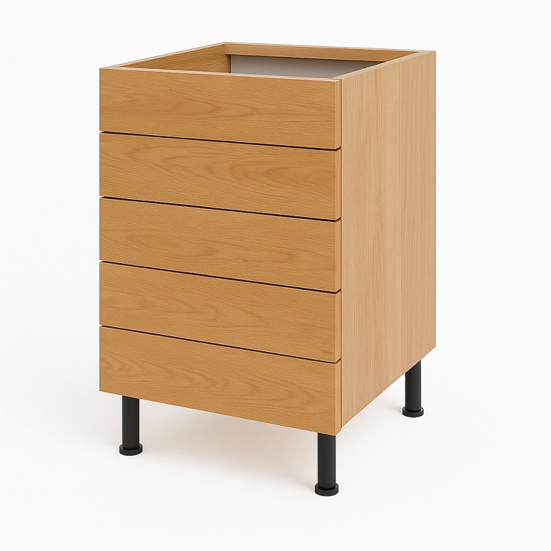 Szafka dolna z 5 szufladami